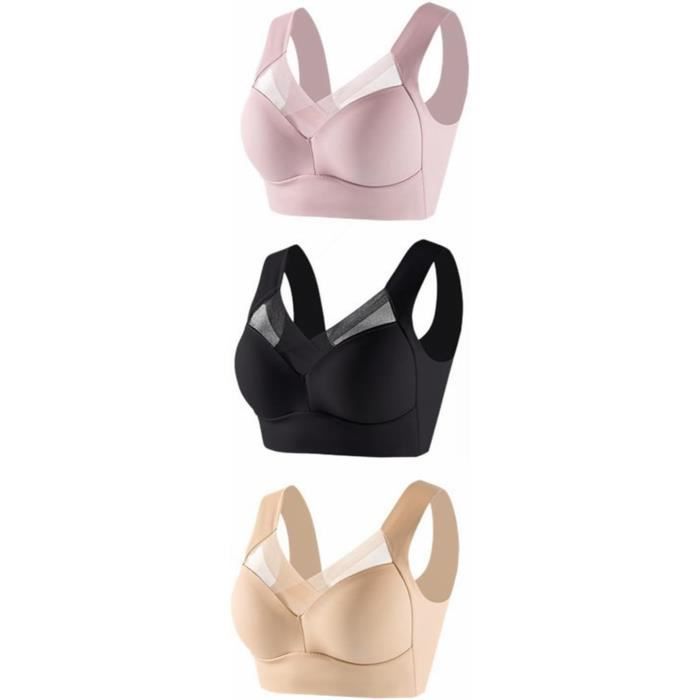 Soutien-gorge De Grossesse En Dentelle Sans Armatures - Bandeau Doux Sans Coutures Avec Soutien - Vêtement De Nuit Et Intime - 4