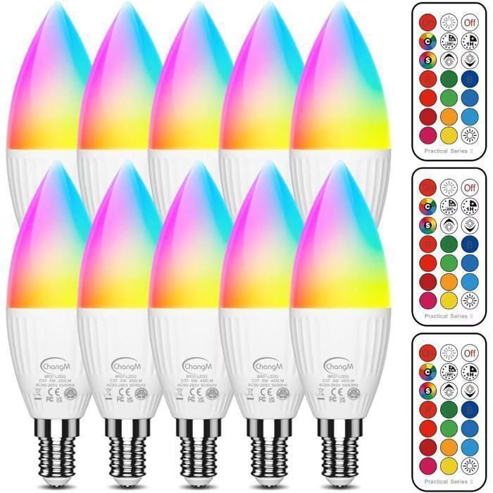 ampoule qui change de couleur cdiscount