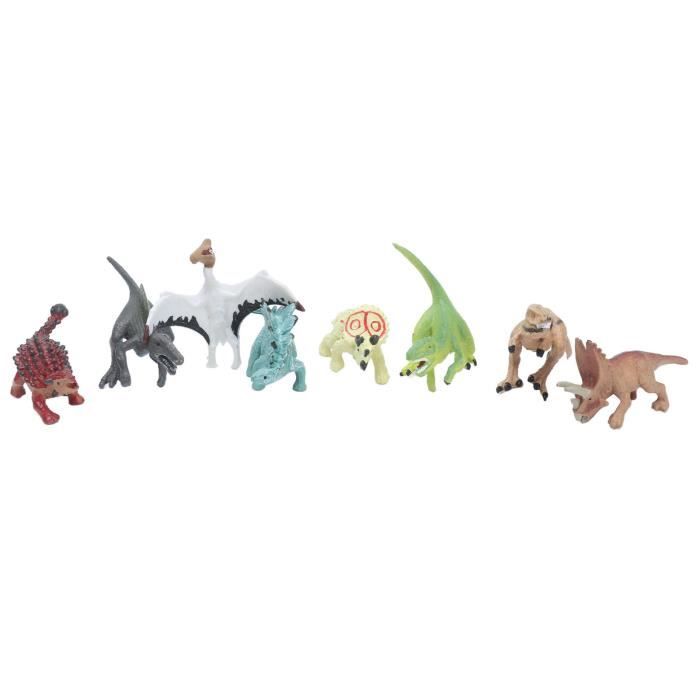 Jouet Dinosaure - 12 Pièces - Éducatif - Multicolore - Pour Enfants à Partir De 3 Ans - Jeux - Jouets