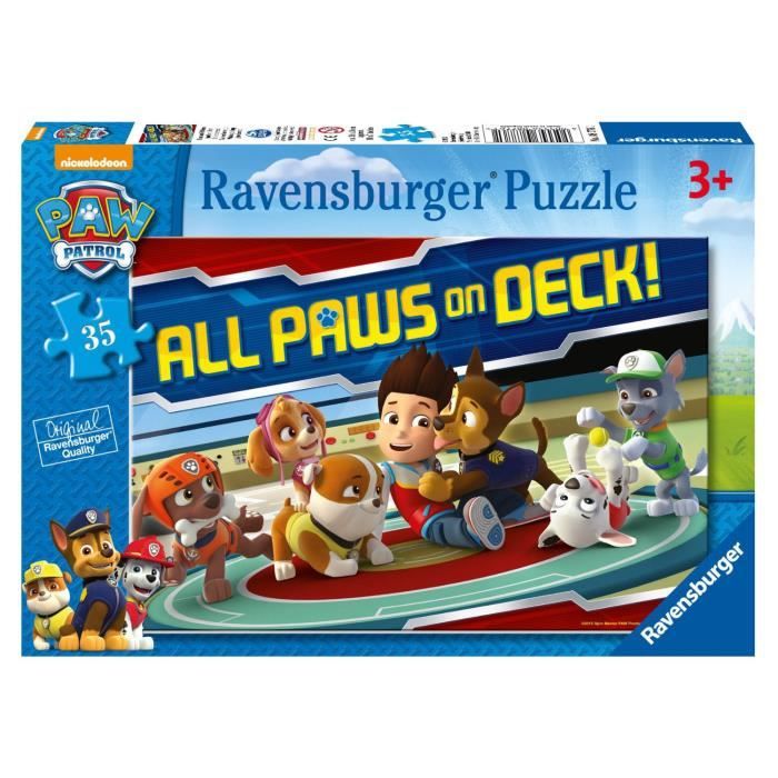 Puzzle 35 Pieces Pat Patrouille Paw Patrol Quel Bon Chiot Aille Unique Coloris Unique Cdiscount Jeux Jouets