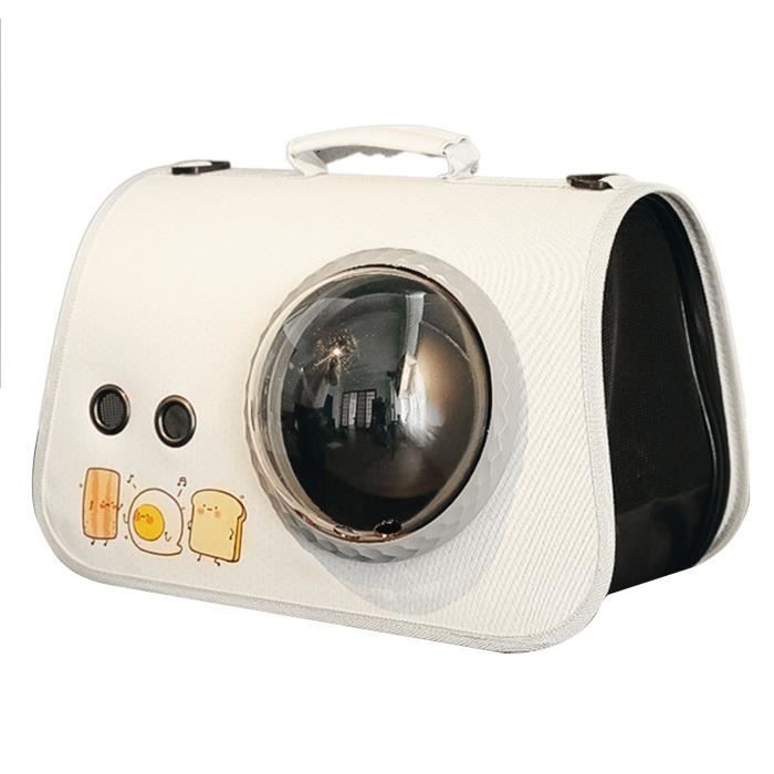 Meilleurs prix pour SALUTUYA transporteur de chat Sac de transport pour animaux de compagnie mignon grand espace fenêtre transparente animalerie parc