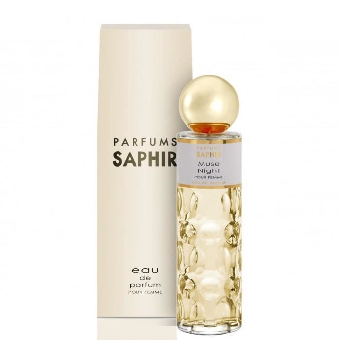 Eau de Parfum - SAPHIR - Muse Night - 200ml - Floral - Femme - Sensuel