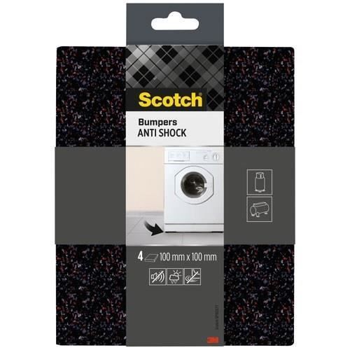 SCOTCH Patin antichoc 10 x 10 cm Lot de 4