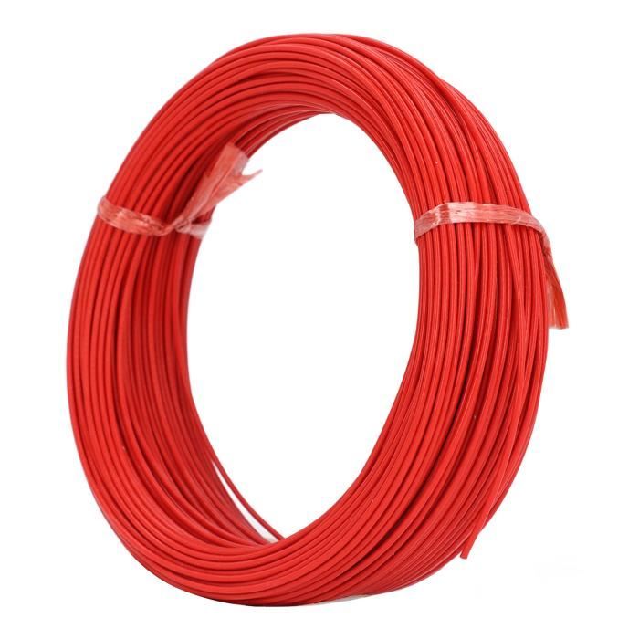 Bobine De Détecteur De Boucle De Véhicule, Fil De Cuivre 600 V 19 Cœurs 0,75 Mm², Câble De Coque En Ptfe, Fil De Détecteur De Boucle De Porte De