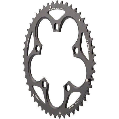 Plateau de vélo noir SRAM CRS48BL - 48 dents - 5 boulons - 110mm - Alu 7075-T6