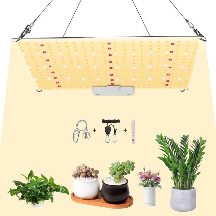Lampe Horticole LED à Spectre Complet Pour Plantes D'intérieur - 238 LED, Télécommande, Minuterie 4/8/12h, 10 Niveaux De Luminosité - 11