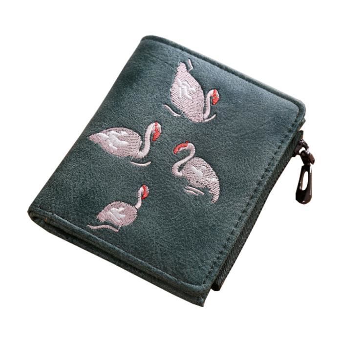 Portefeuille Femme/fille Faux Cuir Noir - Porte-carte Transparent Pour Pièce D'identité - Neuf Avec étiquettes