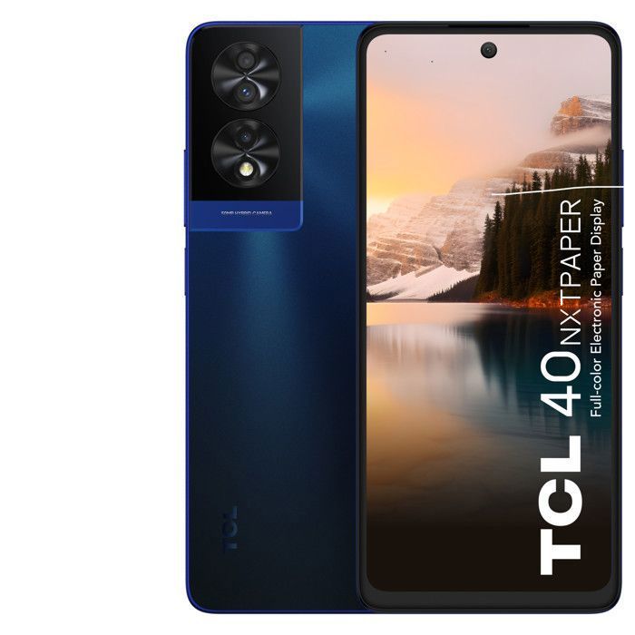 Smartphone - TCL - 40 NXTPAPER - 256GB - Bleu - Monobloc