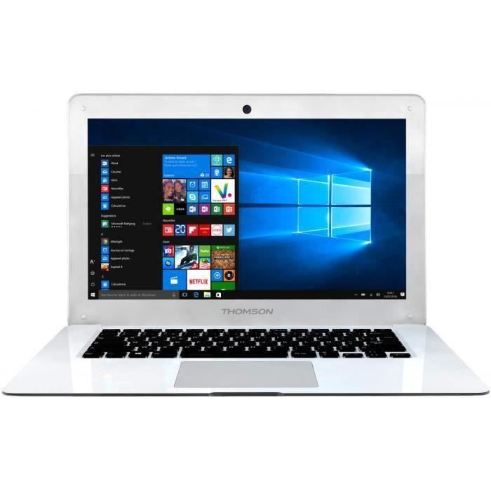 Ordinateur Portable Thomson NEO14A-4WH64 - Windows 10 - Intel Celeron - 4 Go RAM - 64 Go Stockage