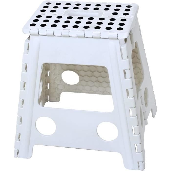 Marchepied Pliable 17.8 Cm - Tabouret Portable Antidérapant Enfants & Adultes Cuisine Jardin Rando Accessoire Sécurisé Maison
