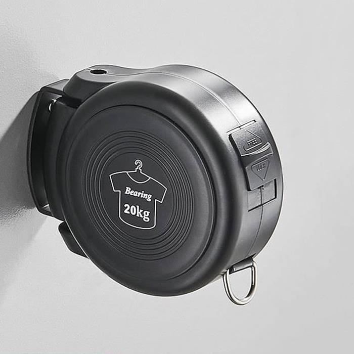 Czemo Corde à Linge Rétractable, Ligne De Séchage Murale Peu