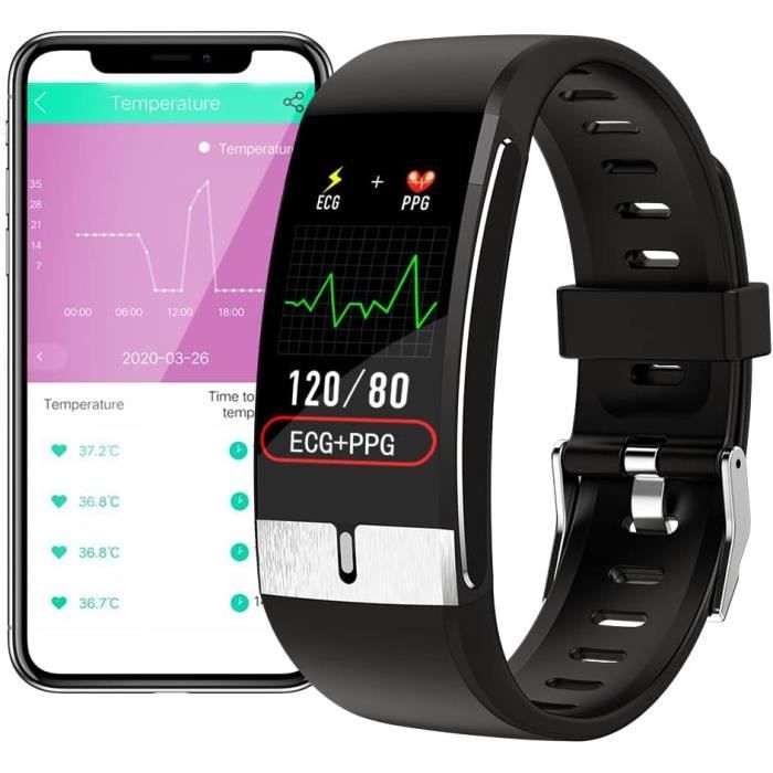 Montre connectée 2025 homme ecg