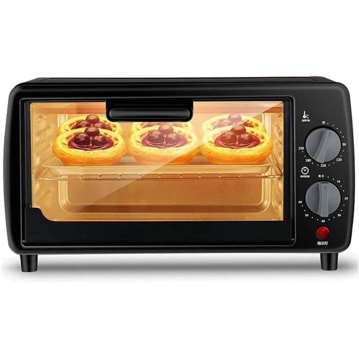 Mini Four 48 L Température Réglable 0-250 ℃ Et Minuterie De 60 Minutes Position De Cuisson À Mini Four 48 L Température Réglable 0-250 ℃ Et Minuterie De 60 Minutes Position De Cuisson À