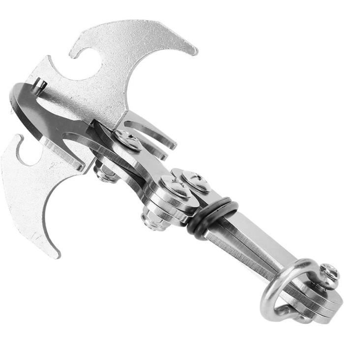 Griffe d'escalade Gravity Hook en Acier Inoxydable Pliable