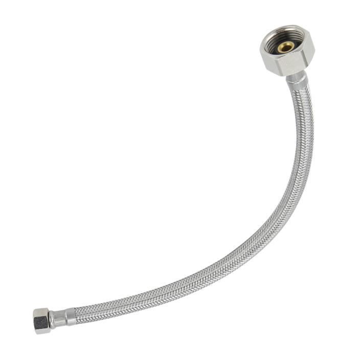 30 cm 7/8 entrée 3/8 sortie filetage cuivre toilette tressé tuyau d