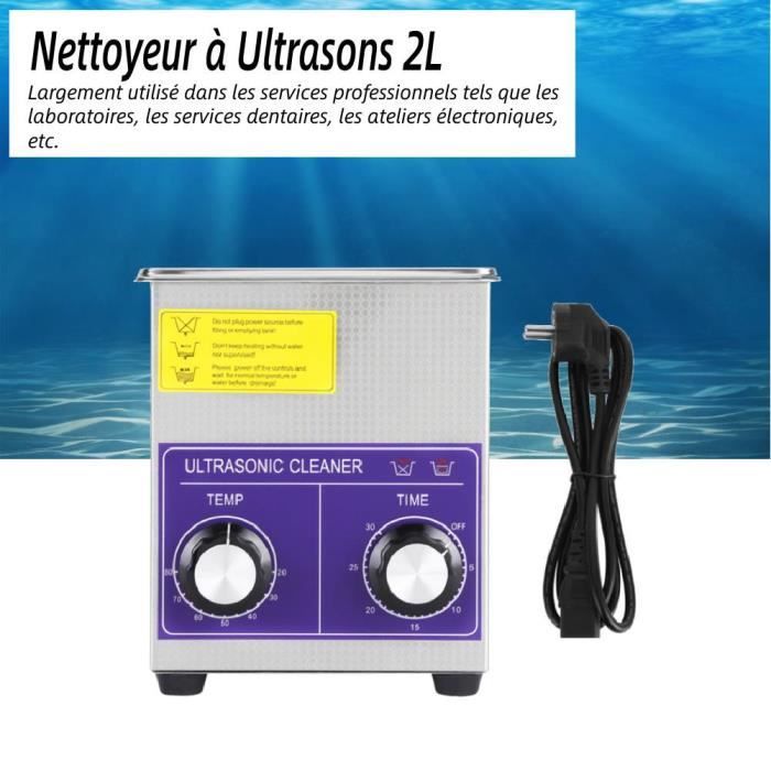 ULTRAsonic Pro Nettoyeur à ultrasons pour bijoux pour métaux sensibles - Solution de nettoyage douce pour les bijoux précieux - Élimine facilement la saleté et les impuretés