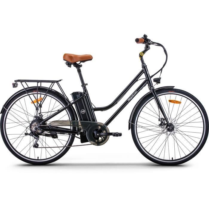 Vélo Électrique - WEGOBOARD - CityZen - 26'' Noir 7 vitesses Batterie 36V 10 Ah - Autonomie 60 km