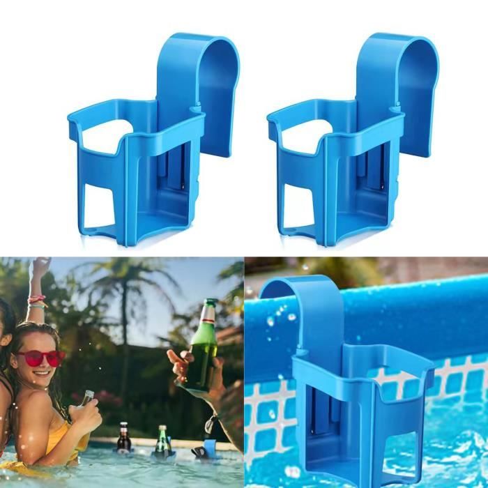 Panier De Bord De Piscine Pliable - Rangement Jouets, Lunettes Et Boissons | Noir, Antirouille Et Imperméable