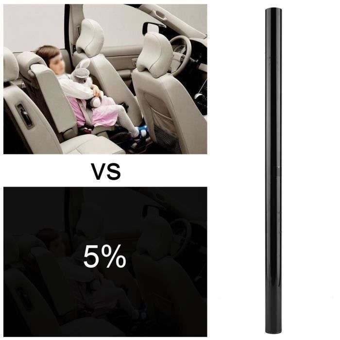 Film Solaire Teinté 35% Noir Clair 6m X 50cm Pellicule Vitres - Foto 5