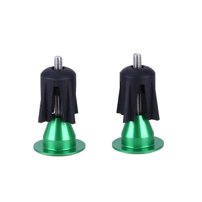 Bouchons D'Extrémité De Guidon En Alliage - 2 Pièces Colorés Pour Vélo, Moto, Scooter - Protection Et Style