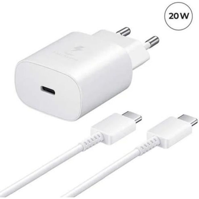 Chargeur Rapide 40W 4 Ports USB-C/USB-A Pour IPhone 15/14/13 Etc. - PD 3.0 Et QC 3.0, Prise Murale Compacte, Sécurité Intégrée