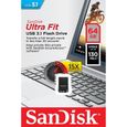 Clé USB Ultra Fit - SANDISK - 128 Go - USB 3.1-1