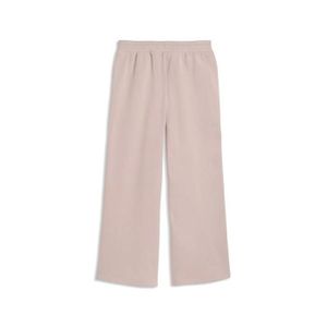 Pantalon Jogging Large Taille Haute Ado Fille – Coton Épais Uni – Jambes Amples Poches – Style Décontracté Streetwear