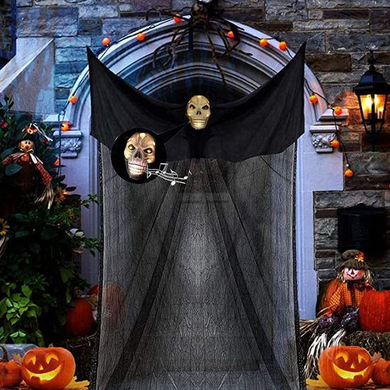 Purpledi 180cm Halloween Suspendus Fantôme Décoration, Squelette