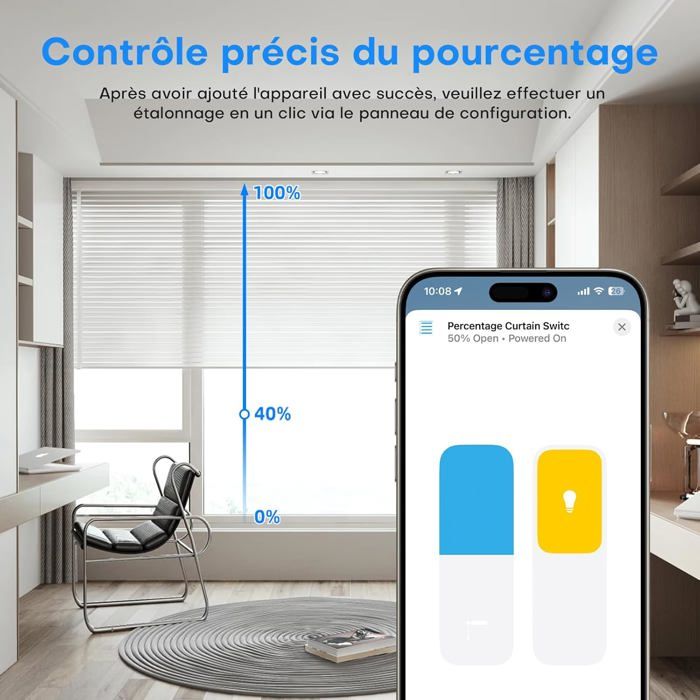 Interrupteur Volet Roulant Connecté Maxcio WiFi, Compatible HomeKit ...