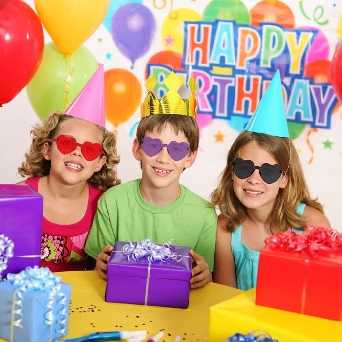 Lunettes De Soleil En Forme De Cœur - Lot De 10 Paires + 4 Marqueurs Blancs | Fun Et Festif