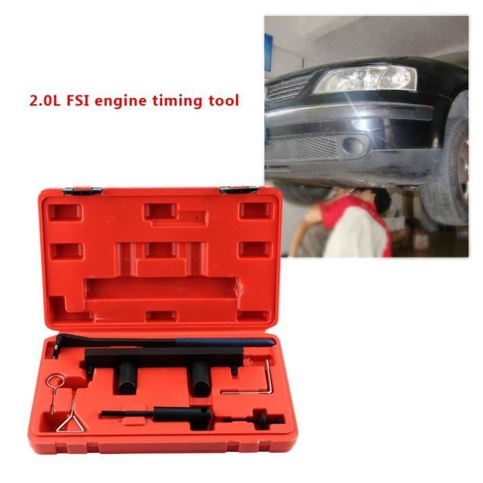 RUIZHI Kit 7pcs Outils Calage Distribution VW 1.2 1.4 1.6 1.9 2.0 TDI - Arbre à Cames