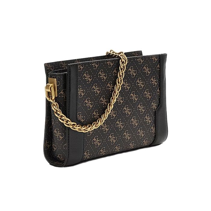 Sac guess top bandoulière marron