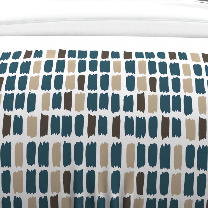 Parure Housse De Couette Coton 57 Fils 260x240 Cm Ethno Bleu – Style Ethnique Élégant Pour Grand Lit