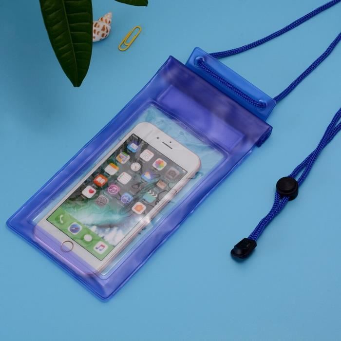 Pochette étanche pour smartphone - bleu - Hopono