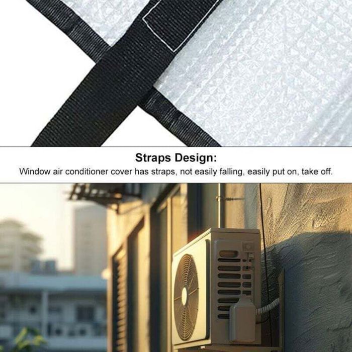 Housse De Protection Climatisation Extérieure - Grille Aluminium Composite Pour Unité Et Pompe à Chaleur Revêtement Climatisation Aluminium