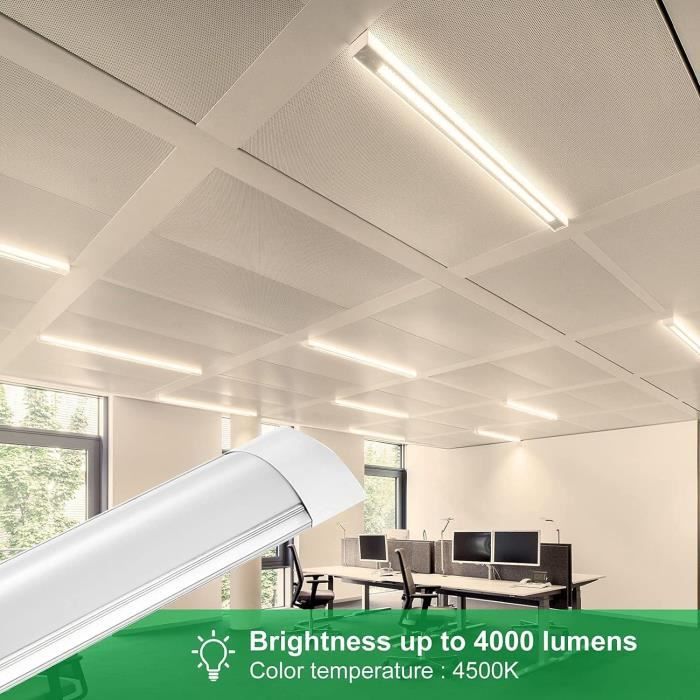 Neon LED Buis 120cm 36W 4000lm - IP65 Waterdicht, 4000K Neutraal Wit, Aansluitbaar