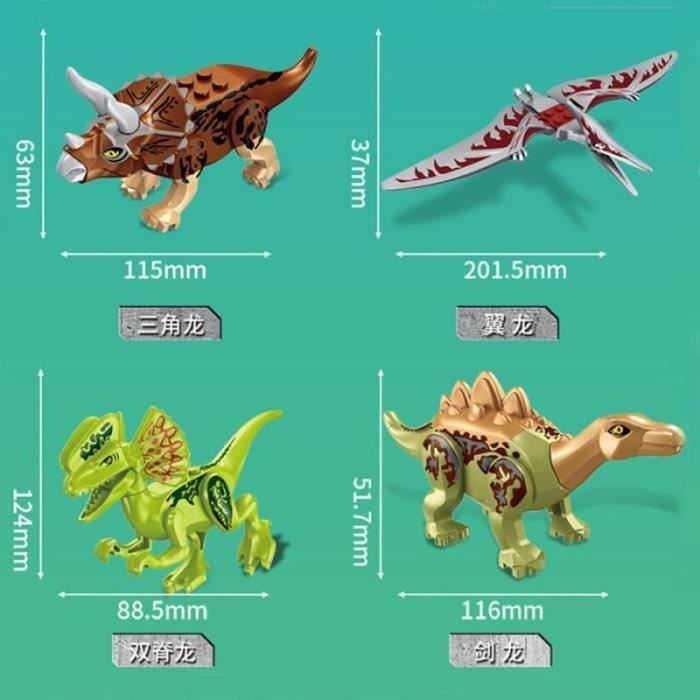Lot 12 œufs De Pâques Pré-remplis – Blocs Dinosaures – 6x4,5 Cm – Dès 3 Ans