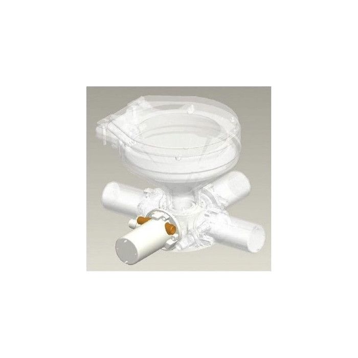 WC Marin électrique Lalizas LT-1E 12V – Compact, Broyeur Intégré, Installation Facile