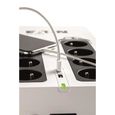 Onduleur/Multiprise/Parafoudre - EATON 3S 700 DIN - Off-line UPS - 3S700D - 700VA (8 prises DIN + 2 ports de charge USB)-3
