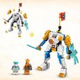LEGO® 71761 Ninjago L’Évolution Robot De Puissance De Zane, Jouet pour Enfants +6 Ans avec Figurines Serpent, Bataille Ninja-3