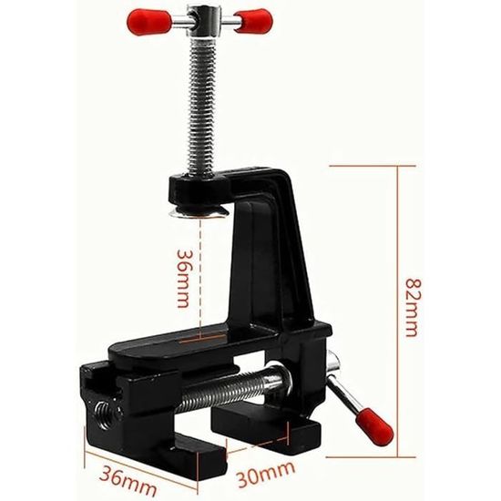 Mini étaux De Table FINELYCR - Lot De 2 - 35mm D'ouverture - Parfait Pour Bijoux Et Bricolage