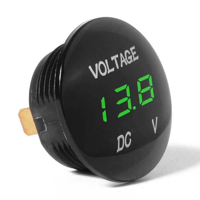 Voltmètre numérique pour courant continu 12V