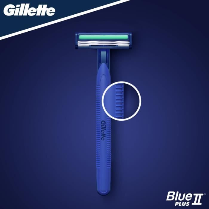 Lot De 12 Rasoirs Jetables Gillette Blue 3 - Pour Peau Sensible, Avec Bande De Gel, Neuf