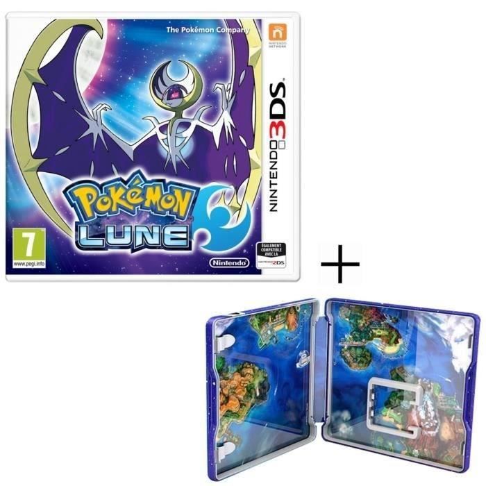 Pokémon Lune Fan Edition (Jeu + Steelbook) Jeu 3DS - Cdiscount Jeux vidéo