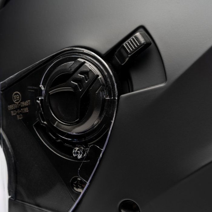 Fixation Visière Casque Moto 4cm YINETTECH 1 Paire De Visière De Casque De Oto Avec Interrupteur Rotatif Copatible Kit Fixation Visière LS2 FF370 FF396