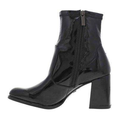 Diuniarza Bottines Femme à Talon Bloc, Bottes De Soirée Elegant Zip