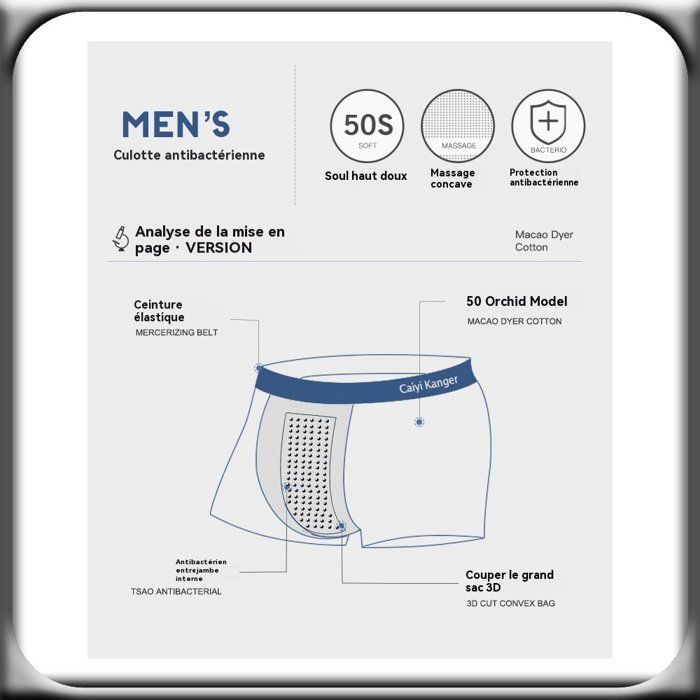 Hello Sous-vêtements En Maille Pour Homme, Boxer Taille Basse Pour