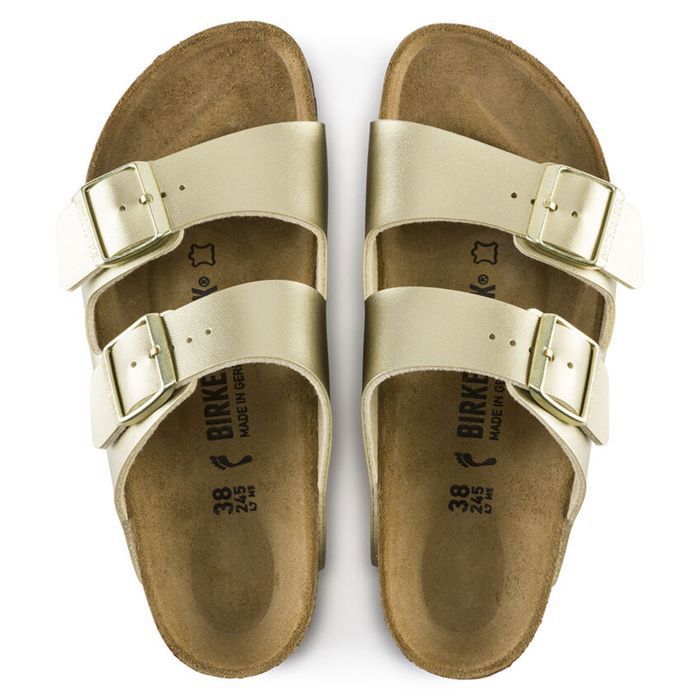 Mules Sabots Arizona Gold Femme BIRKENSTOCK Synthétique