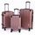 Set de valises rose