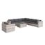 Salon De Jardin En Resine Tressee Nuances De Gris Coussins Gris 10